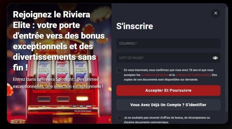 Riviera Casino inscription